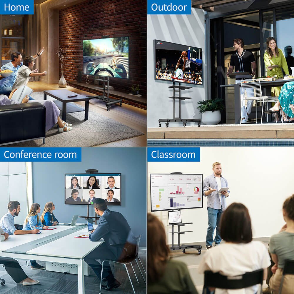 Bring Your Living Room to Life with a Mobile TV Stand 2