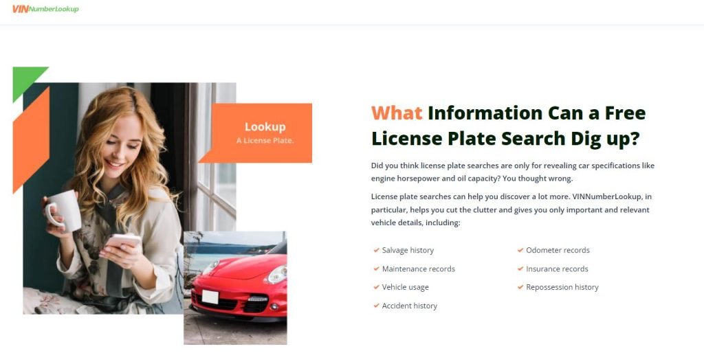 VINNumberLookup Review Free VIN Check & Vehicle History Report Online