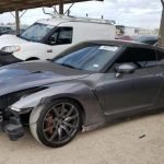 Damaged Nissan GT-R