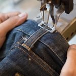 Carpenter with apprentice in training period