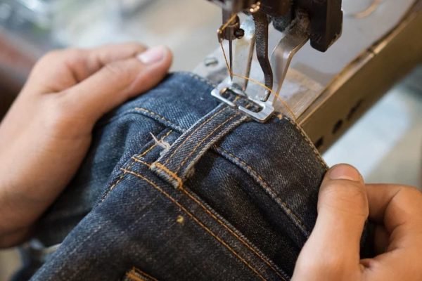 Carpenter with apprentice in training period