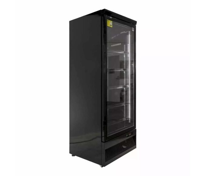 Slimline Black Freezer