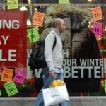 Shopping at the Boxing Day Sale