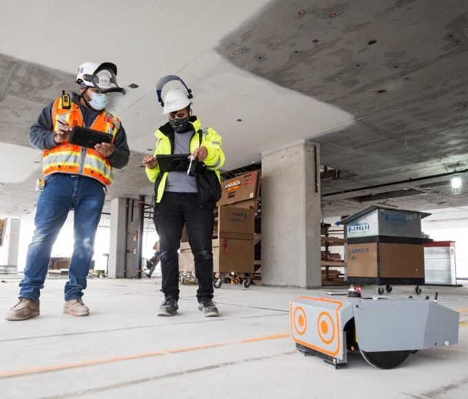 Construction Layout Robots