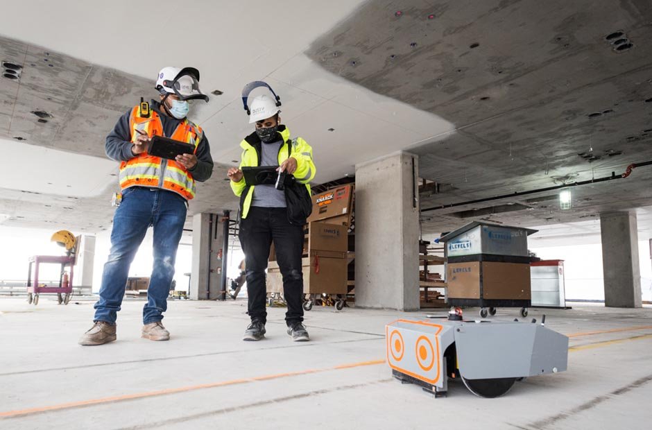 Construction Layout Robots