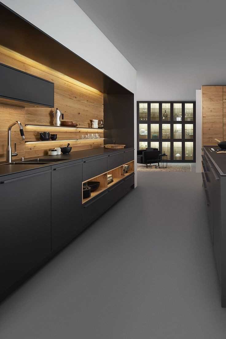Elevate Your Kitchen Aesthetics_ Moody Vibes Kitchen with Stunning Black Finish Lights 3
