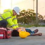 Construction Worker first aid training