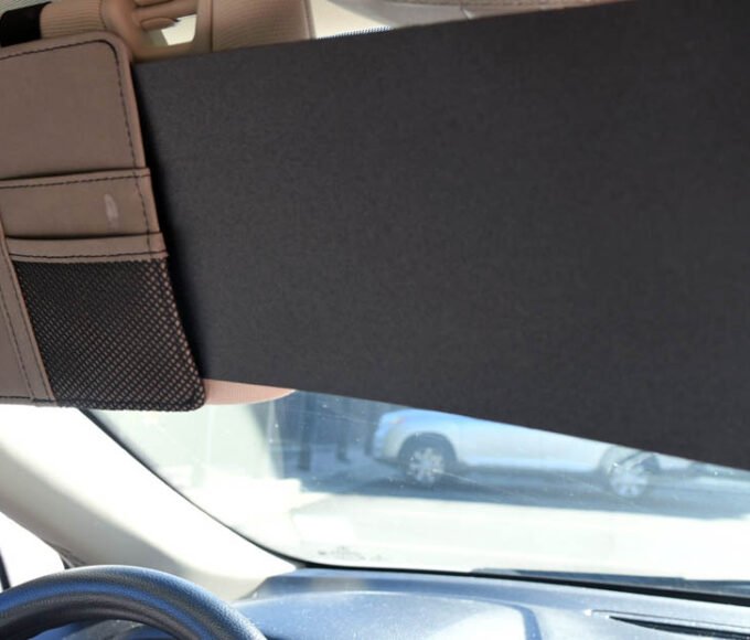 top-quality sunshades in a vehicle
