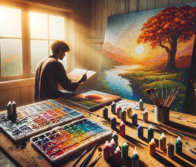 Boosting Mental Health with Adult Paint by Numbers