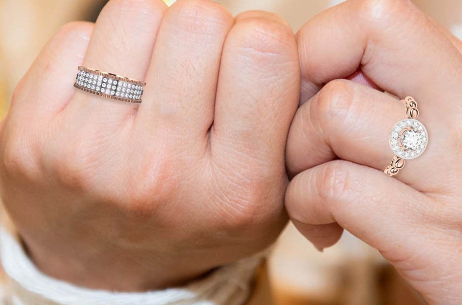 Lab-Grown Diamond Wedding Bands