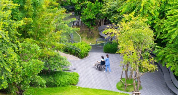 Designing Accessible Green Spaces for Healing and Transitional Living