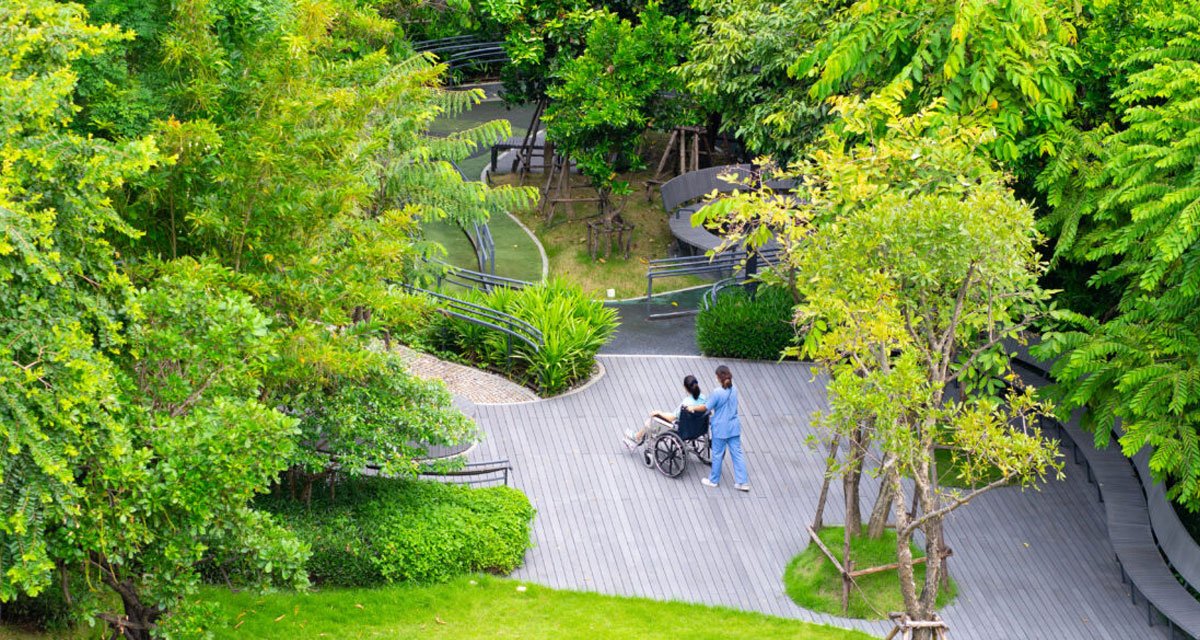 Designing Accessible Green Spaces for Healing and Transitional Living
