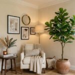 How Can Artificial Trees Add Depth to a Plain Interior Without Adding Clutter?